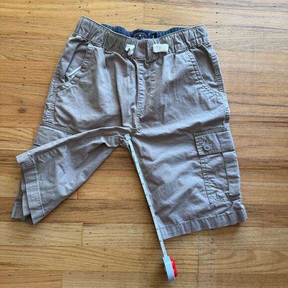 Lucky Brand Boys Khaki Cargo Shorts Pull On Elastic Waistband Size M - Picture 5 of 6